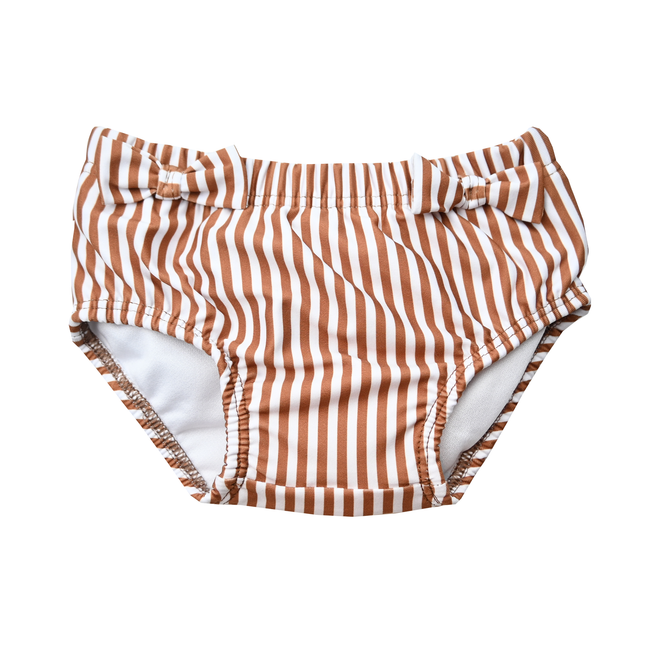 Pantaloni da bagno Slipstop Bambino Cognac Stripe Bambina