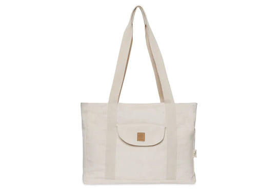 Borsa per pannolini Jollein Shopper Twill Naturale