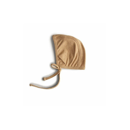 Cappello Mushie Baby Bonnet Senape Melange