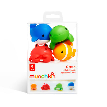 Giocattoli da bagno Munchkin Ocean Sea Spray Animals 4 pezzi