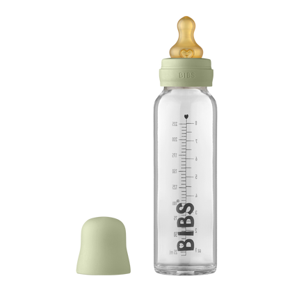 BIBS Biberon in vetro 225ml Salvia