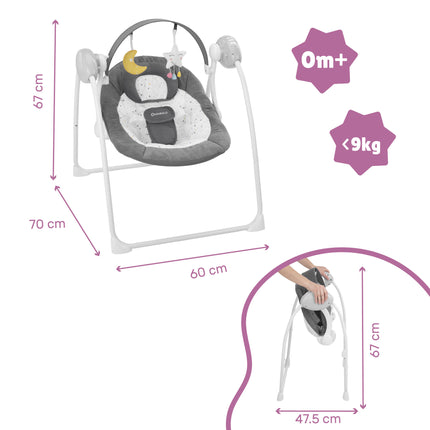 Badabulle Swing Moonlight Comfort senza adattatore