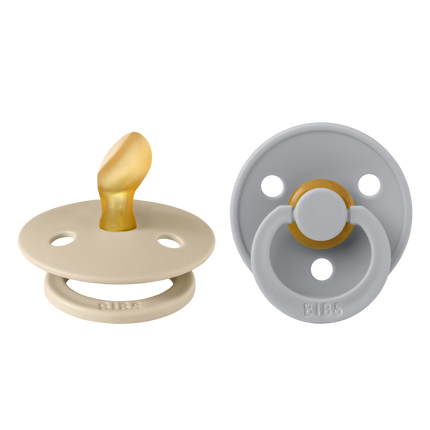Tettarella BIBS Taglia 1 Anatomica in Lattice Vaniglia/Cloud 2 pezzi