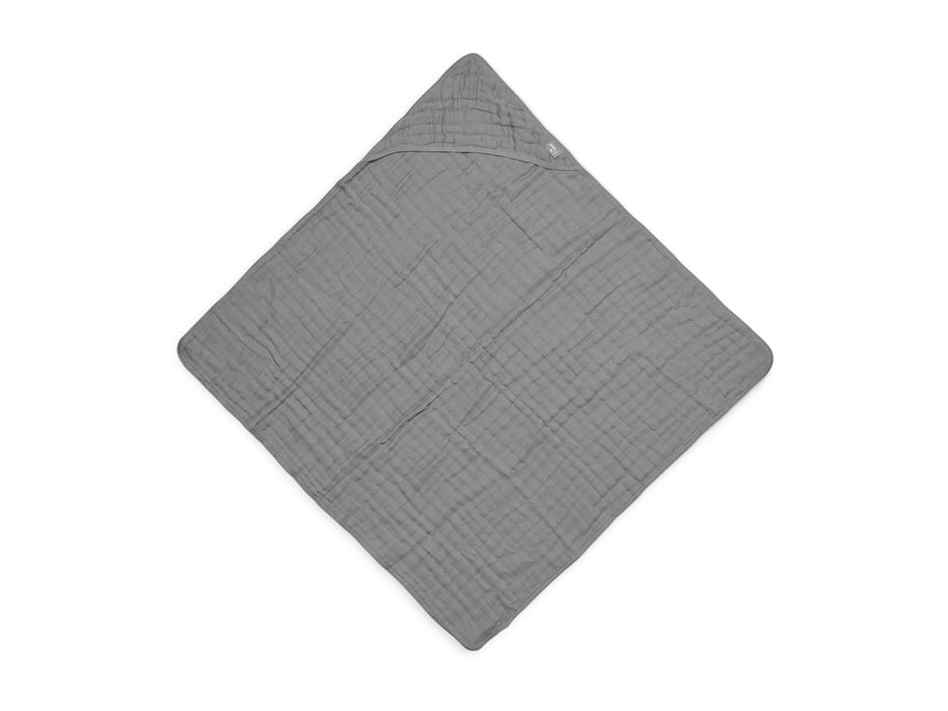 Marsupio Jollein in cotone stropicciato Grigio Tempesta 75x75cm