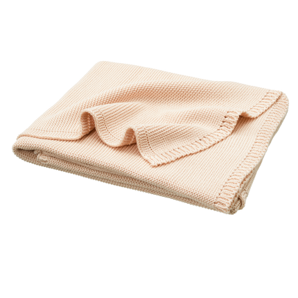 Coperta Fresk per culla Uni Dusty Pink 80x100cm