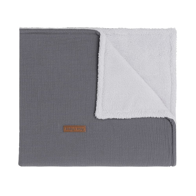 Coperta da culla Baby's Only Teddy Breeze Antracite