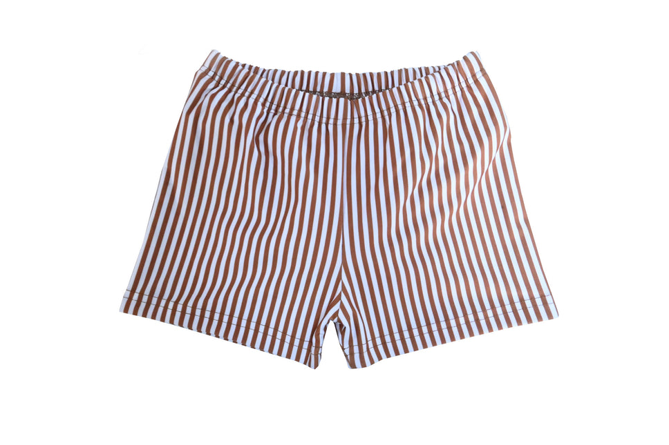 Pantaloni da bagno Slipstop Bambino Cognac Stripe