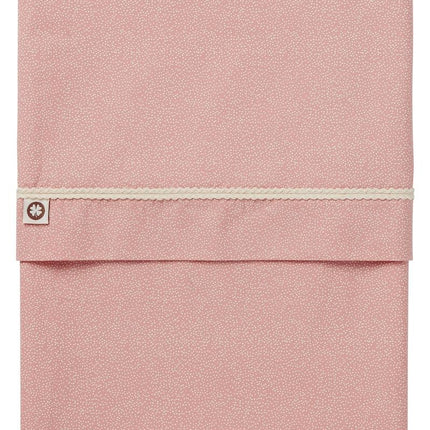 Noppies Cradle towel Tiny Dot Poplin 2-Way Misty Rose