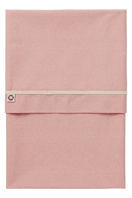 Noppies Cradle towel Tiny Dot Poplin 2-Way Misty Rose