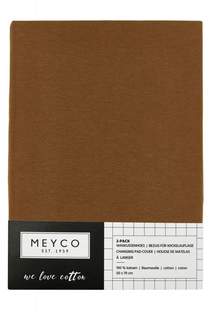 Meyco Coprifasciatoio Basic Jersey Camel 2 pezzi