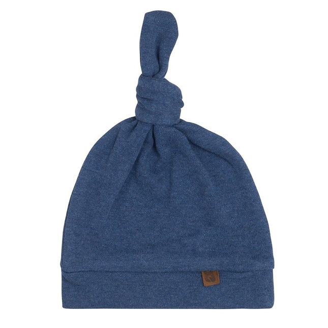 Cappello per bebè con bottone Melange Jeans