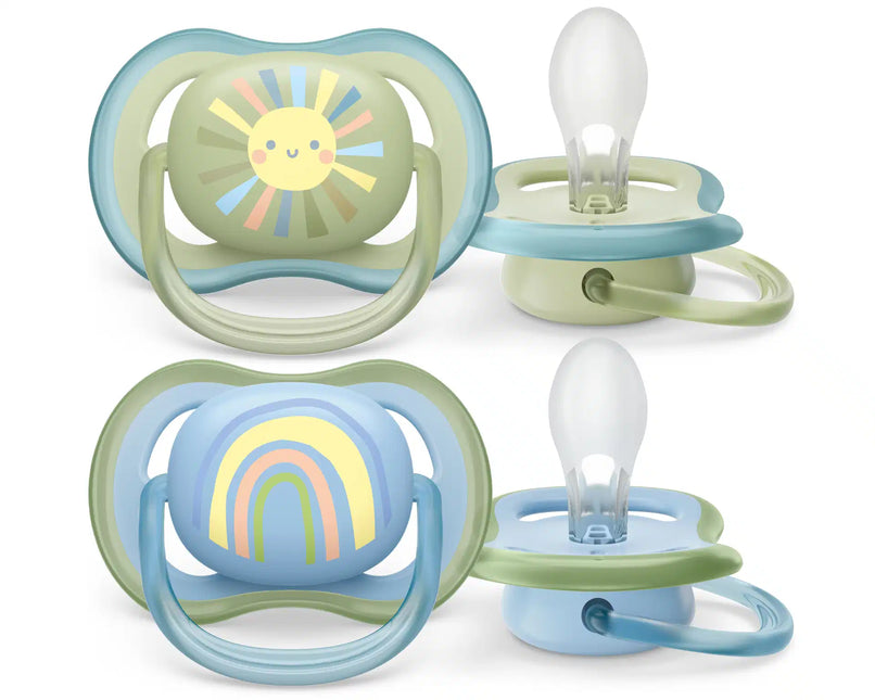 Philips Avent Ciuccio +0 mesi Air Sun/ Rainbow Boy