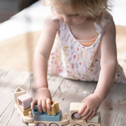 Il trenino giocattolo in legno solo per bambini