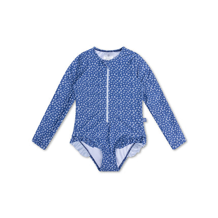 Costume da bagno Swim Essentials Bambino Blu Leopardo Maniche Lunghe