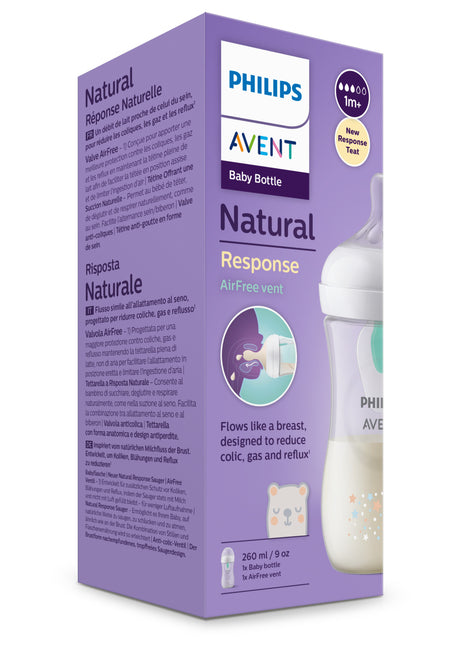 Philips Avent Bottiglia per bambini Bear Airfree 260ml