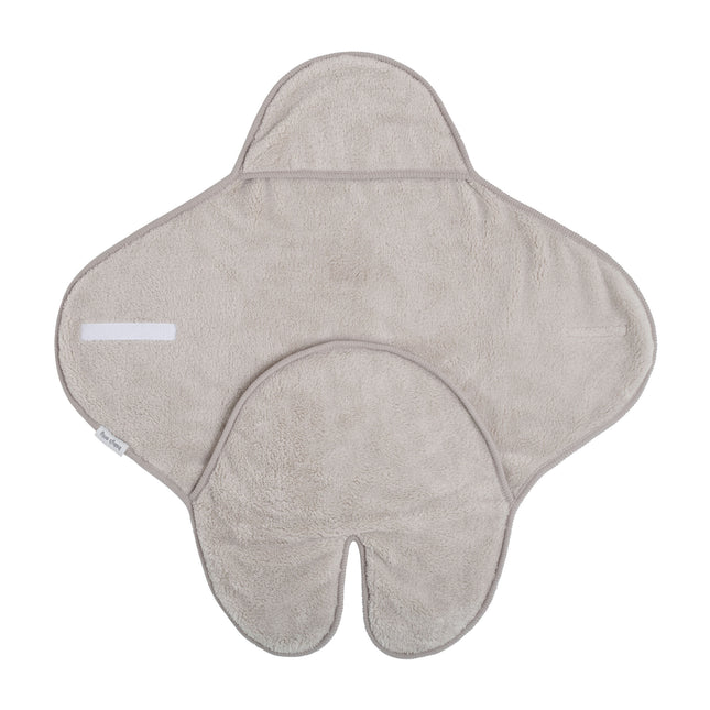 Coperta avvolgente Baby's Only Baby Cozy Urban Taupe con piedini