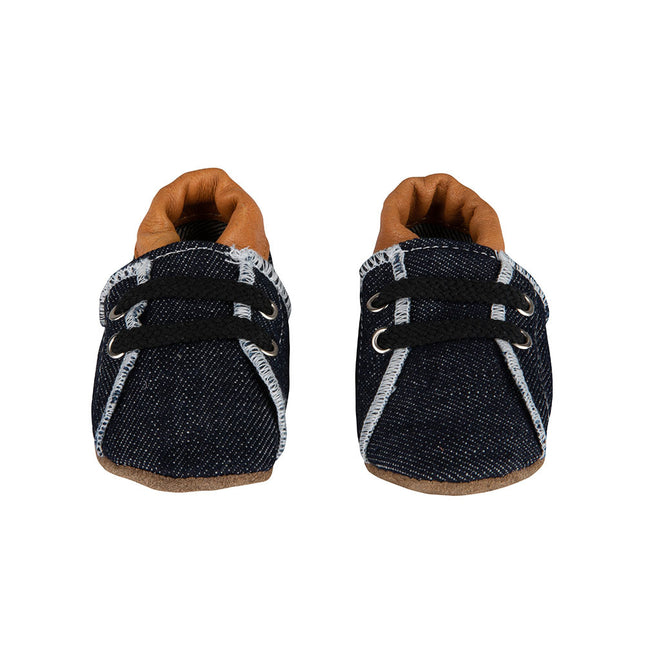 Baby Dutch Baby Shoes Denim Cognac