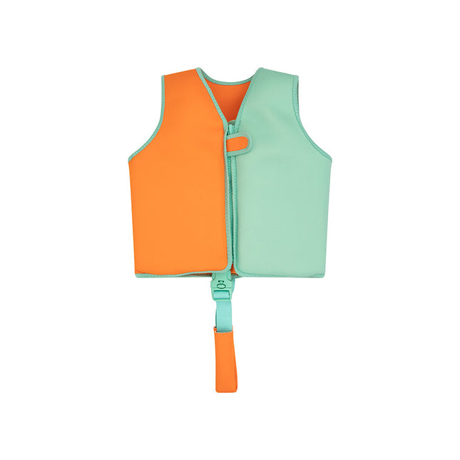 Swim Essentials Gilet da bagno arancione verde 3-6 anni