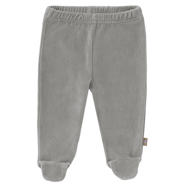 Fresk Baby Pantaloni Velours Con Piede Paloma Grigio