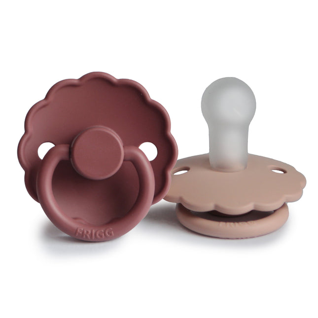 Ciuccio Frigg misura 1 Daisy Baby Blush/Boodch Silicone 2-Pack