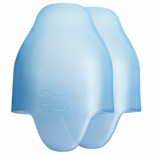 Pura Biberon Accessorio per l'alimentazione Tappo da viaggio in silicone Blu 2 pezzi