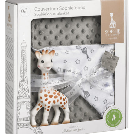 Set regalo Sophie la Giraffa Coperta coccolosa