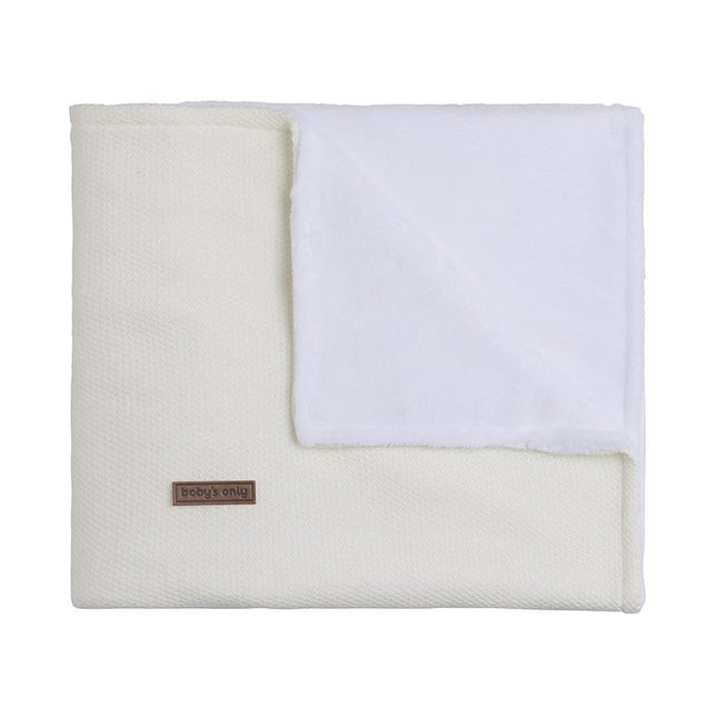 Coperta per culla Baby's Only Teddy Classic Wool Bianco