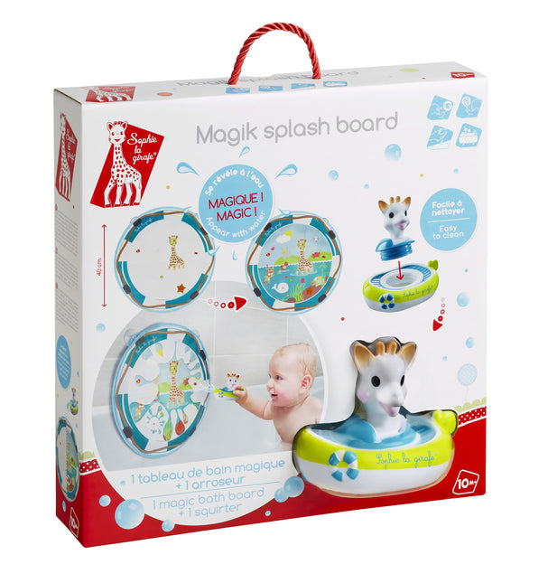 Giocattoli da bagno Sophie la Giraffa Piastra Magik Splash