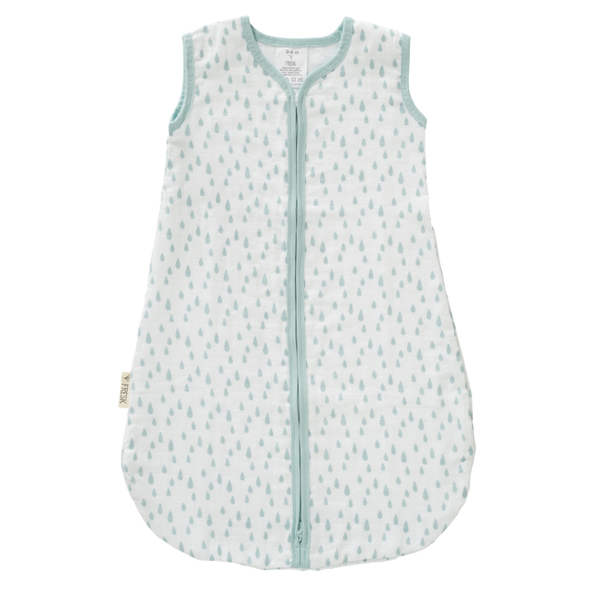 Fresk Sacco a pelo Baby Muslin Drops Ether Blue 2 strati