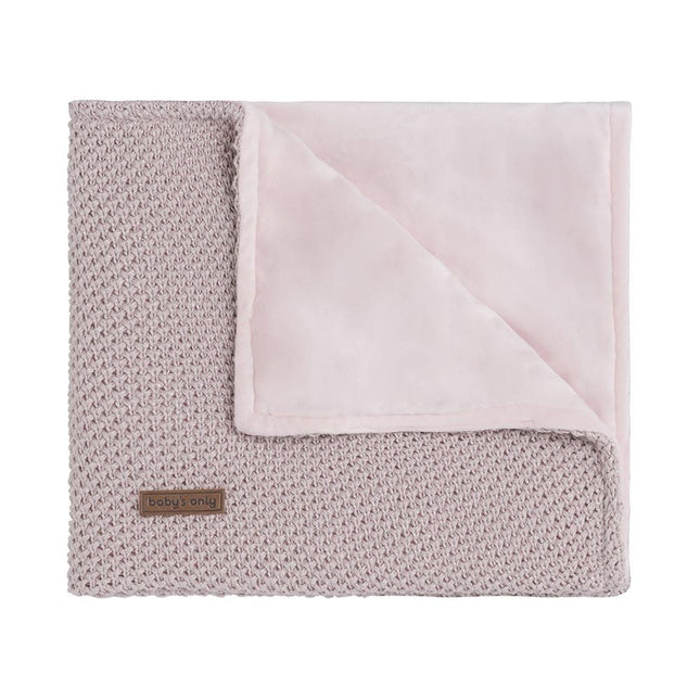 Coperta per il lettino Baby's Only Soft Sparkleflavor Argento Rosa