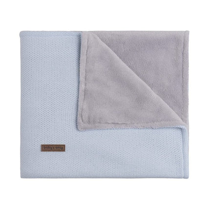 Coperta per culla Baby's Only Teddy Classic blu polvere