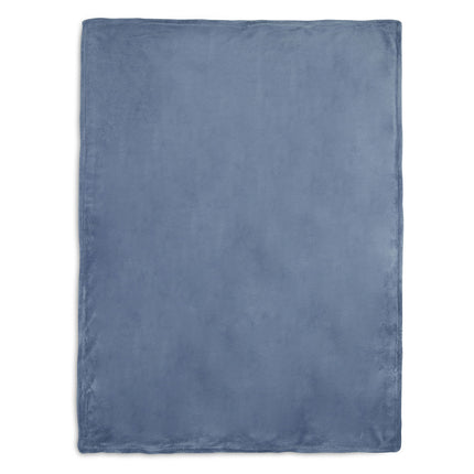 Coperta da letto Jollein Basic Knit Jeans Blu/Pile 100x150cm