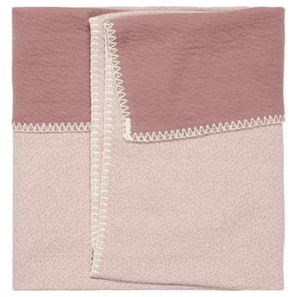 Coperta per culla Koeka reversibile Riga Grigio Rosa