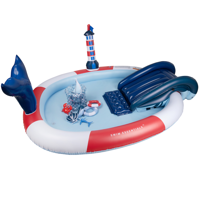 Swim Essentials Scivolo per bambini in piscina Balena 2.10M