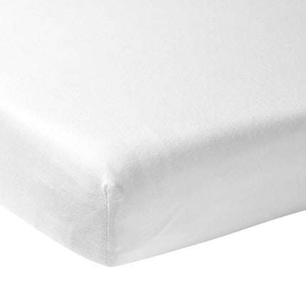 Meyco Lenzuolo a pieghe Jersey Bianco 60x120cm