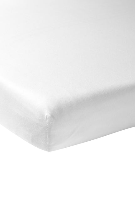 Meyco Lenzuolo a pieghe Jersey Bianco 60x120cm