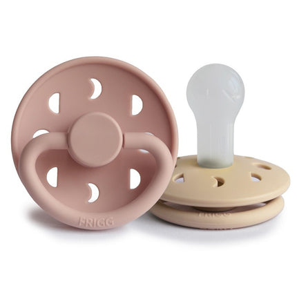 Tettarella Frigg Taglia 2 Moon Blush/Croissant Silicone Confezione da 2 pezzi