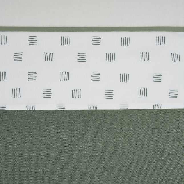 Meyco Lenzuola Block Stripe Verde Foresta