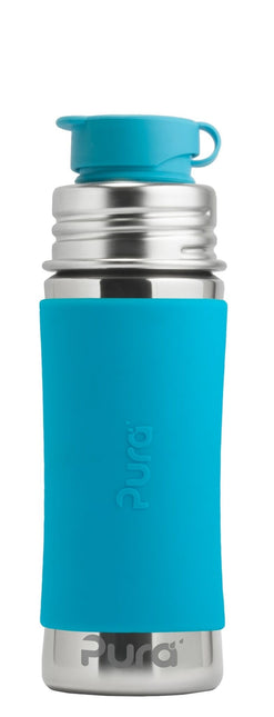 Pura Borraccia in acciaio inox 325Ml Set Aqua 3 pezzi