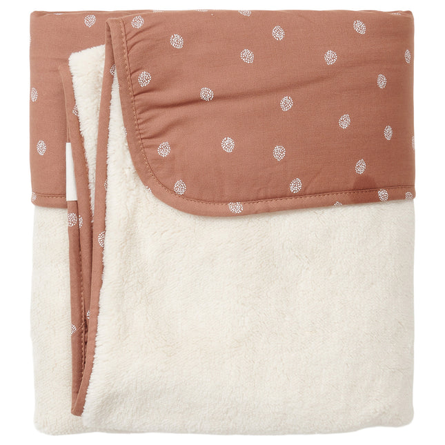 Koeka Coperta da letto Teddy reversibile Oaky Hazel