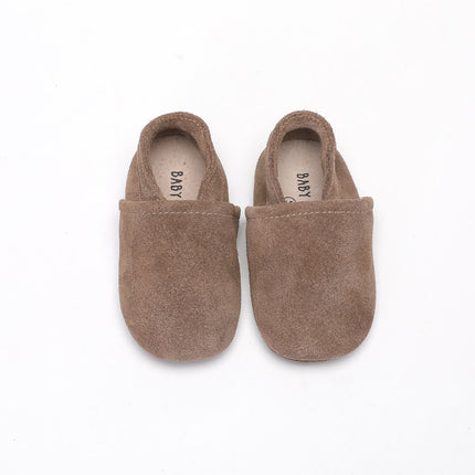 Baby Dutch Baby Shoes Lio Marrone Camoscio