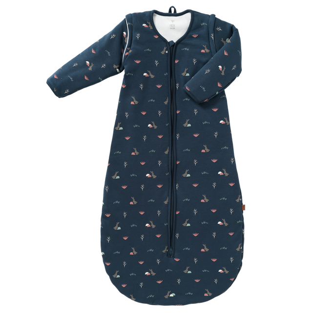 Sacco a pelo Fresk Baby Rabbit con manica staccabile Mood Indigo 90 cm