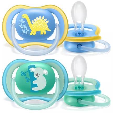 Philips Avent Tettarella Ultra Air 18m+ 2 pezzi Dino Koala