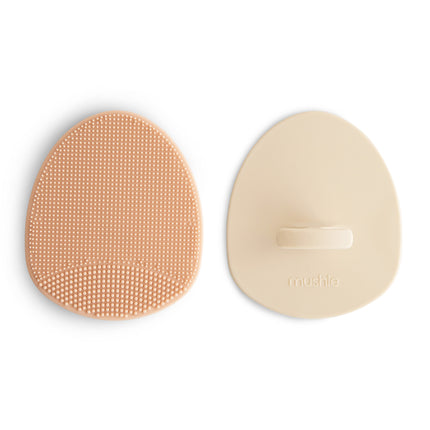 Mushie Baby Brush Anti-Berg Blush Shifting Sand 2pcs