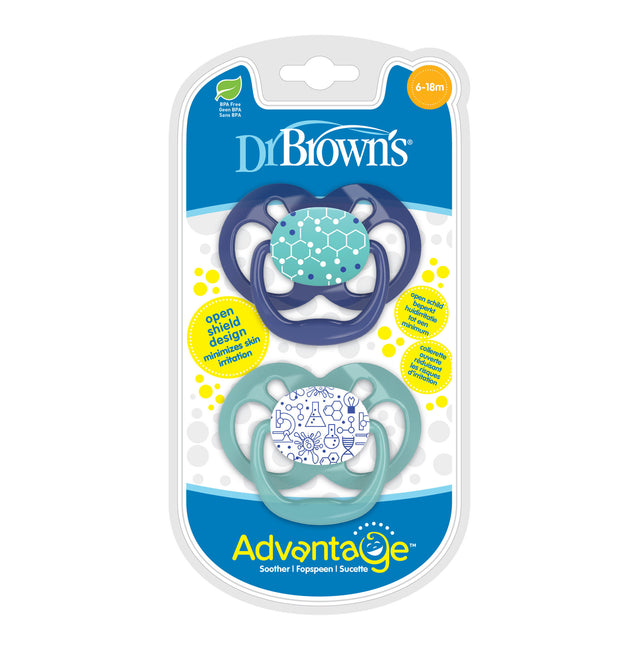 Il dott. Brown's Advantage tettarella fase 2 blu 2 pezzi