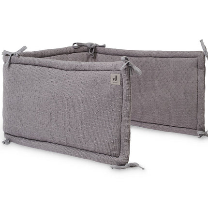 Struttura letto Jollein Bliss Knit Storm Grey 35x180cm