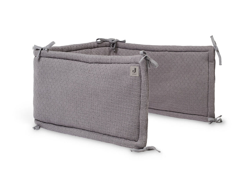 Struttura letto Jollein Bliss Knit Storm Grey 35x180cm