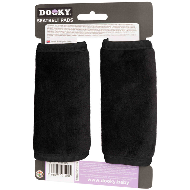 Dooky Belt Protector Nero 2St