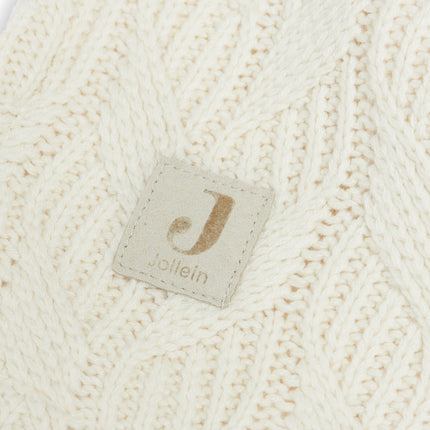 Coprifasciatoio Jollein Spring Knit Ivory 75x85cm