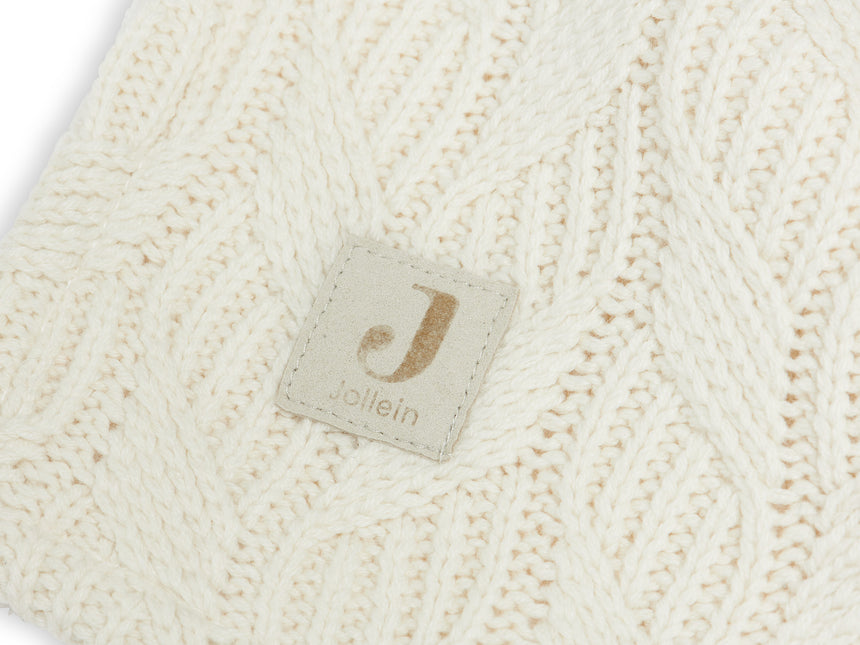 Coprifasciatoio Jollein Spring Knit Ivory 75x85cm